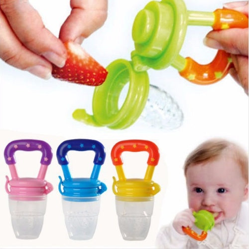 Baby Silicone Pacifier & Complementary Food Feeder