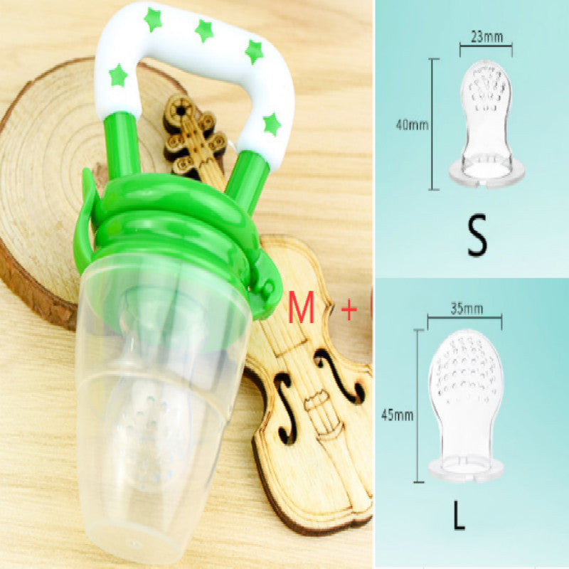 Baby Silicone Pacifier & Complementary Food Feeder