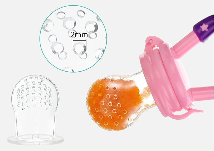 Baby Silicone Pacifier & Complementary Food Feeder