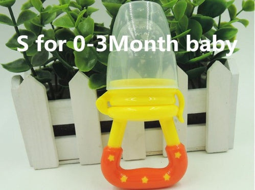 Baby Silicone Pacifier & Complementary Food Feeder