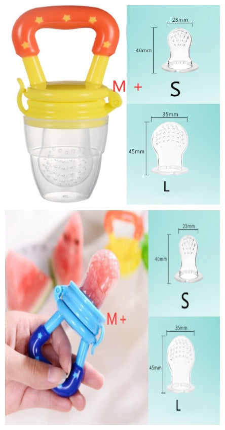 Baby Silicone Pacifier & Complementary Food Feeder