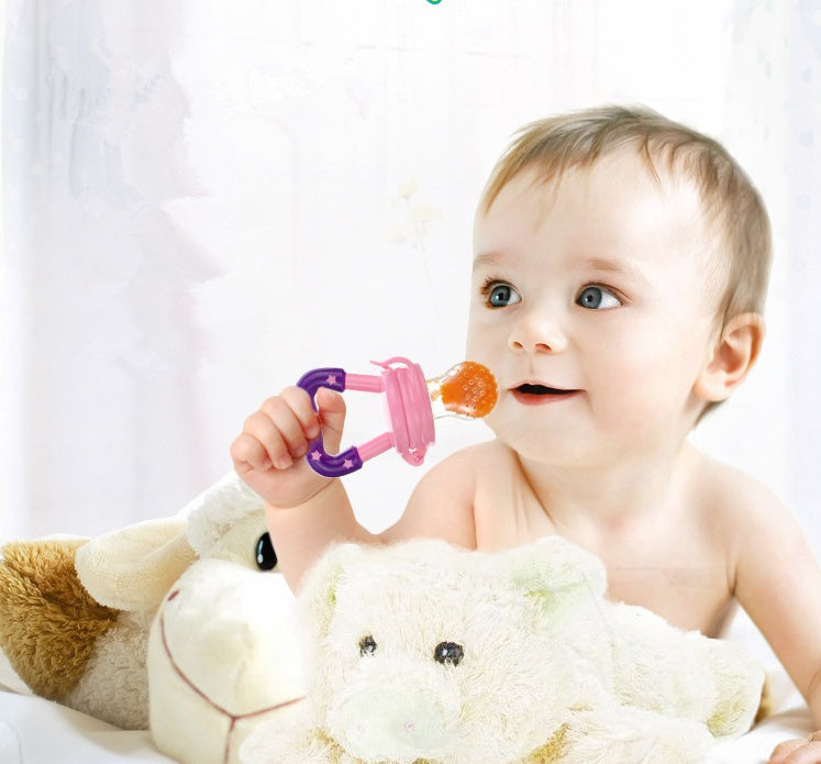 Baby Silicone Pacifier & Complementary Food Feeder