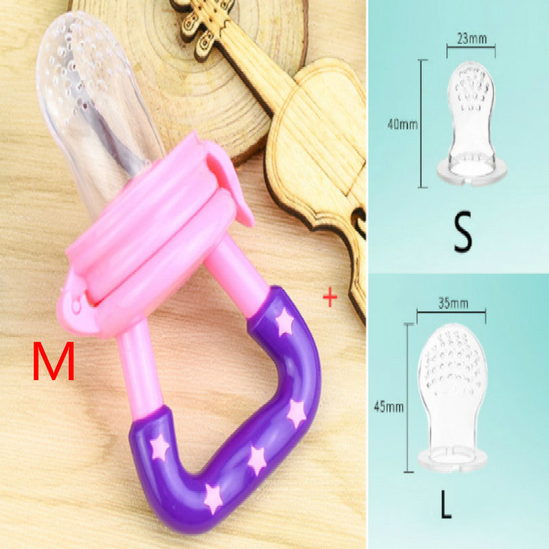 Baby Silicone Pacifier & Complementary Food Feeder