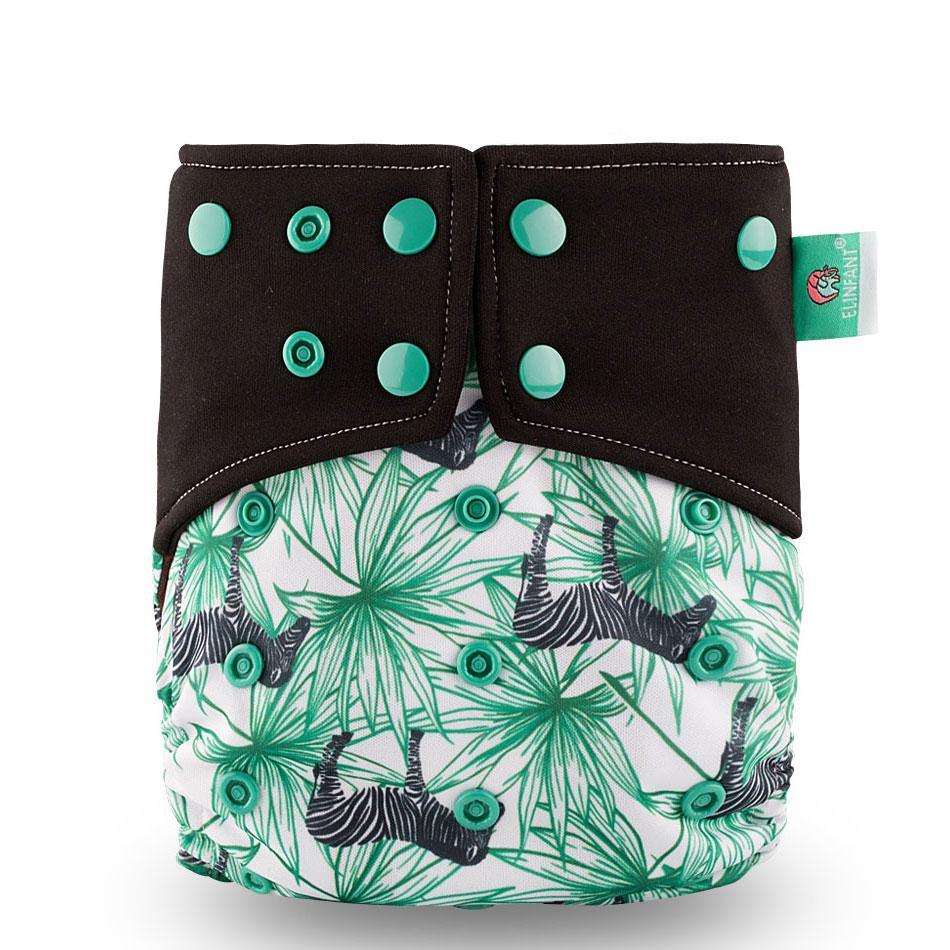 Eco-Friendly Reusable Cloth Diaper — Cartoon Owl Print