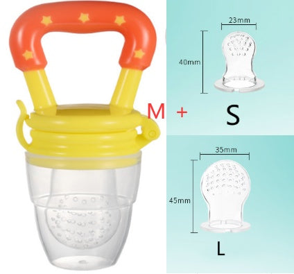 Baby Silicone Pacifier & Complementary Food Feeder
