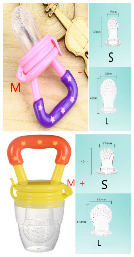 Baby Silicone Pacifier & Complementary Food Feeder