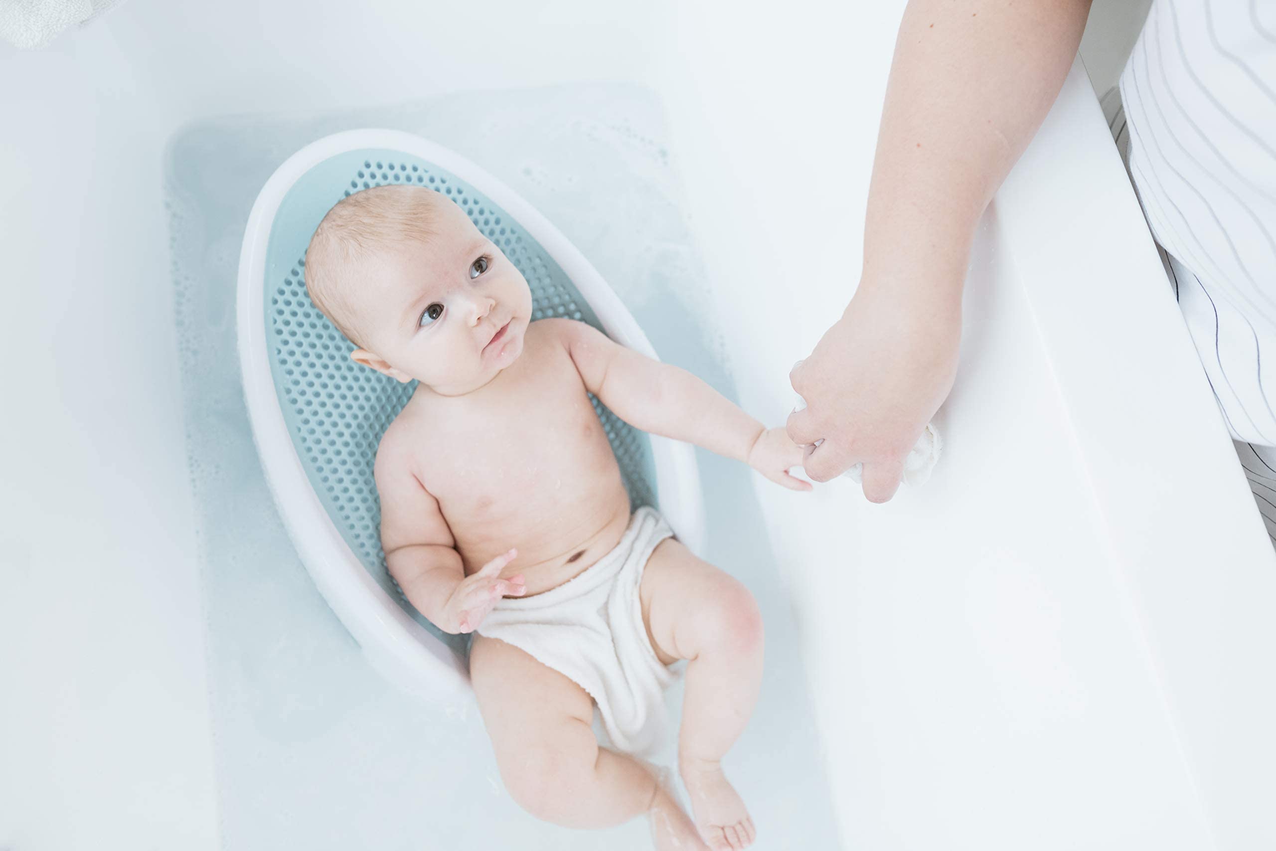 Angelcare Baby Bath Support (Gray) | Ideal for Babies Less Than 6 Months Old