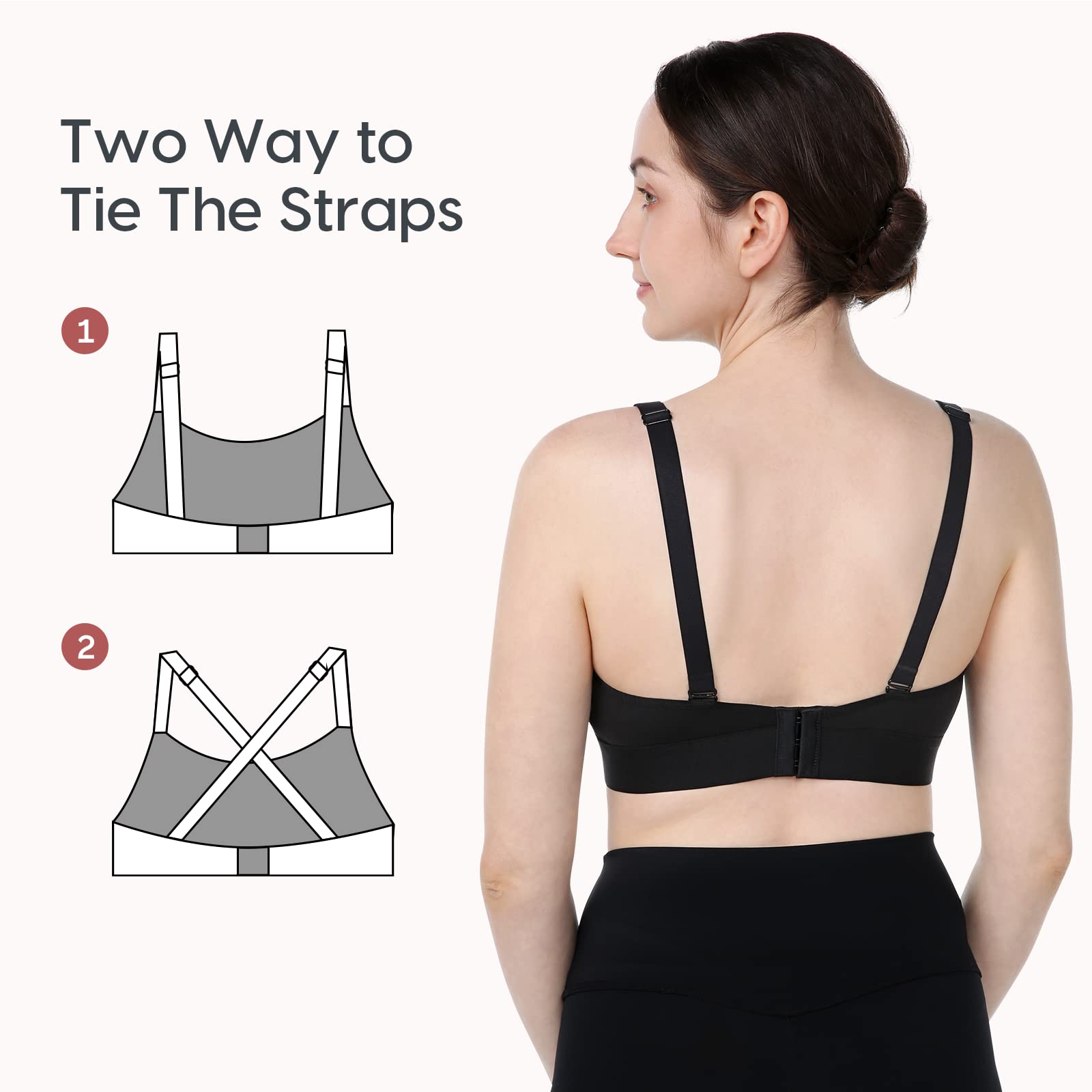 Momcozy Hands Free Pumping Bra, Adjustable Breast-Pumps Holding and Nursing Bra, Pumping & Nursing Bra in One