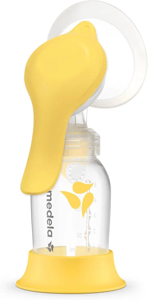 Medela Harmony Manual Breast Pump, Compact Swiss Design with PersonalFit Flex Shields and Medela's 2-Phase Expression Technology