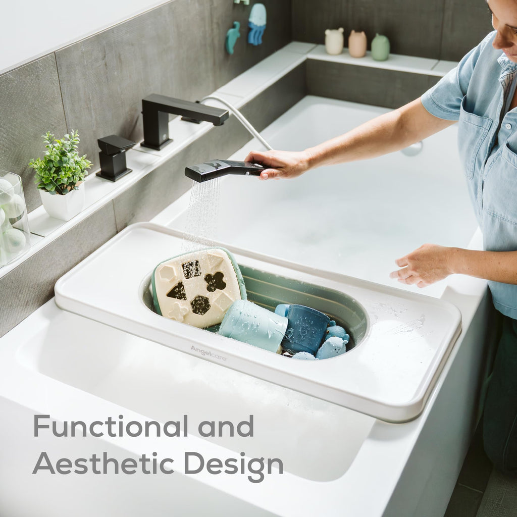 Angelcare Baby Bath Support (Gray) | Ideal for Babies Less Than 6 Months Old
