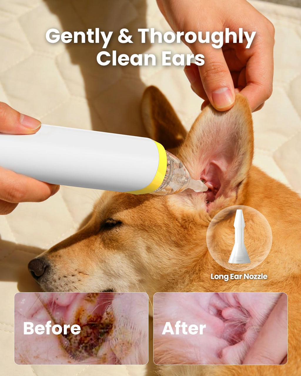GROWNSY Nasal Aspirator for Baby, Electric Baby Nose Sucker with Larger Suction Chamber and More Powerful Suction, Automatic Nose Cleaner with Music and Light Soothing Function