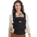 Momcozy Baby Carrier - Ergonomic, Cozy and Lightweight Carrier for 7-45lbs, Effortless to Put On, Ideal for Hands-Free Parenting, Enhanced Lumbar Support, Purehug for Infant to Toddler, Khaki