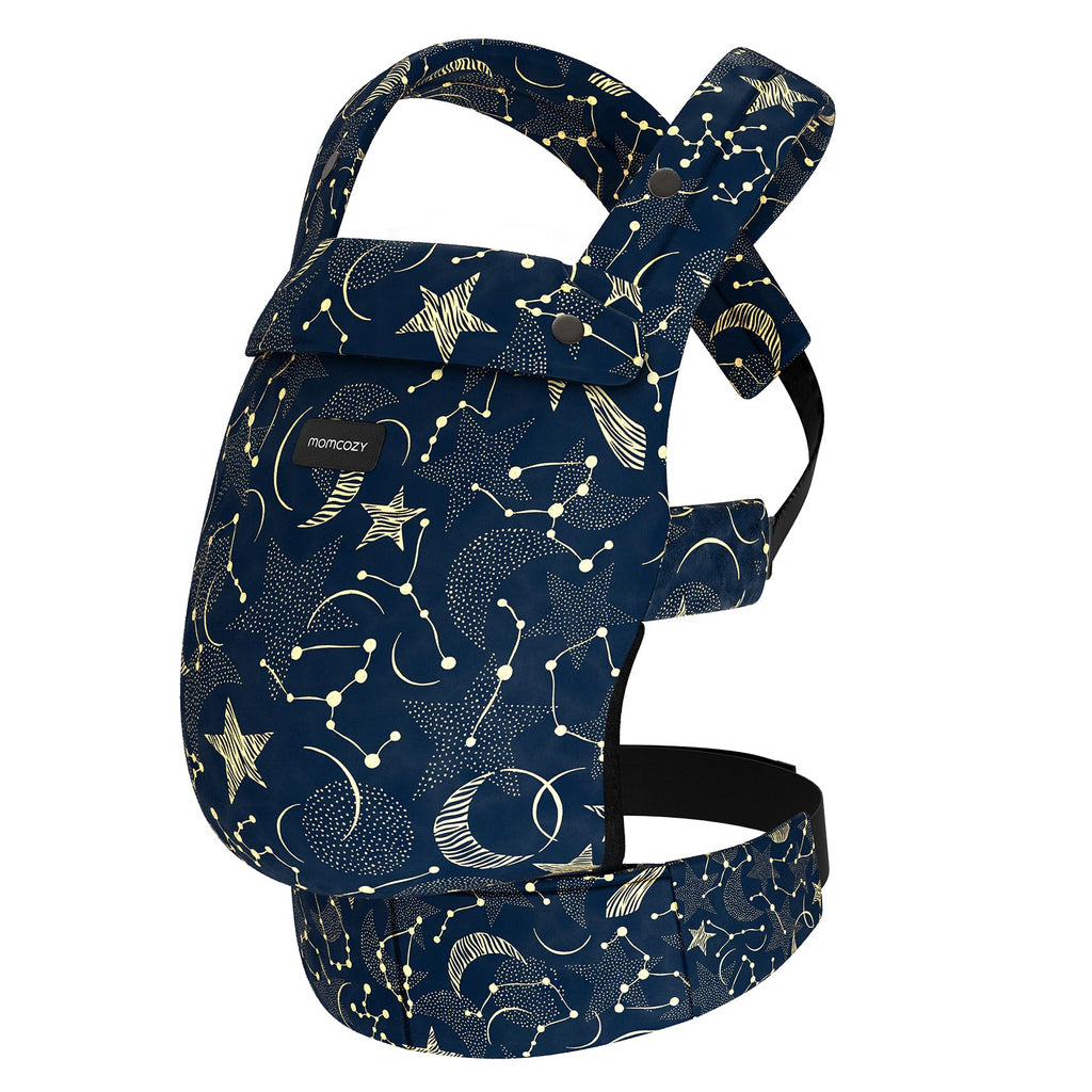 Momcozy Baby Carrier - Ergonomic, Cozy and Lightweight Carrier for 7-45lbs, Effortless to Put On, Ideal for Hands-Free Parenting, Enhanced Lumbar Support, Purehug for Infant to Toddler, Khaki