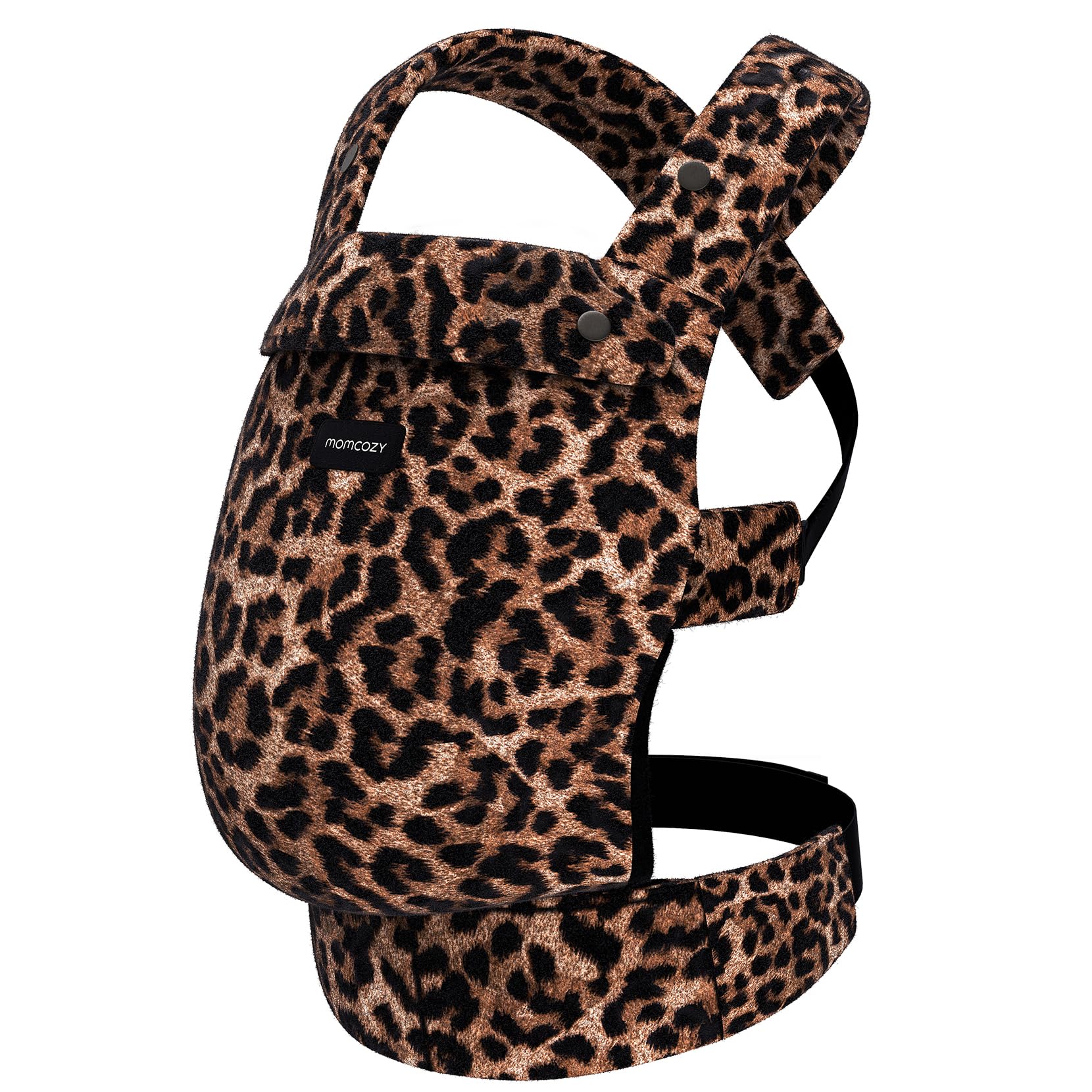 Momcozy Baby Carrier - Ergonomic, Cozy and Lightweight Carrier for 7-45lbs, Effortless to Put On, Ideal for Hands-Free Parenting, Enhanced Lumbar Support, Purehug for Infant to Toddler, Khaki