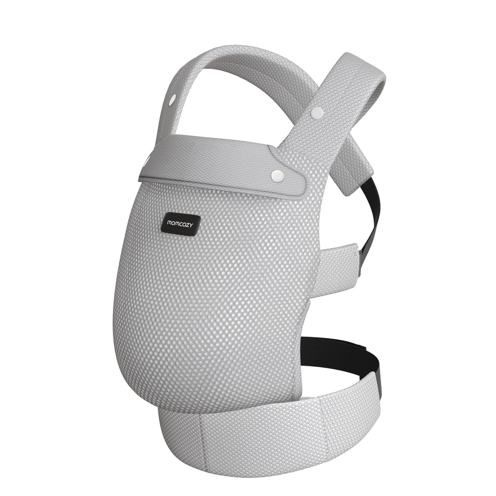 Momcozy Baby Carrier - Ergonomic, Cozy and Lightweight Carrier for 7-45lbs, Effortless to Put On, Ideal for Hands-Free Parenting, Enhanced Lumbar Support, Purehug for Infant to Toddler, Khaki