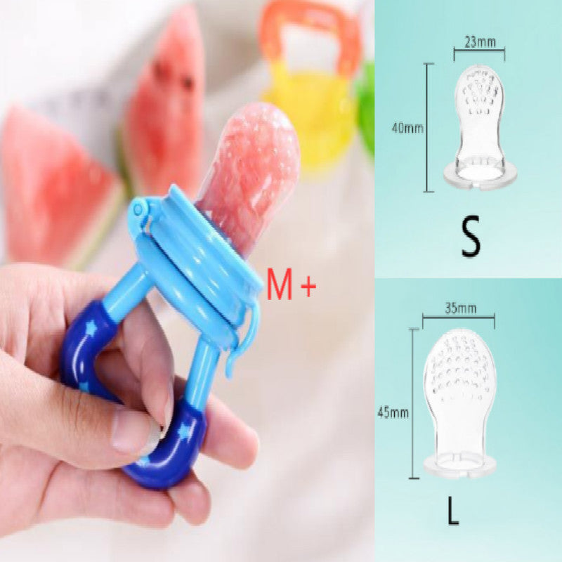 Baby Silicone Pacifier & Complementary Food Feeder