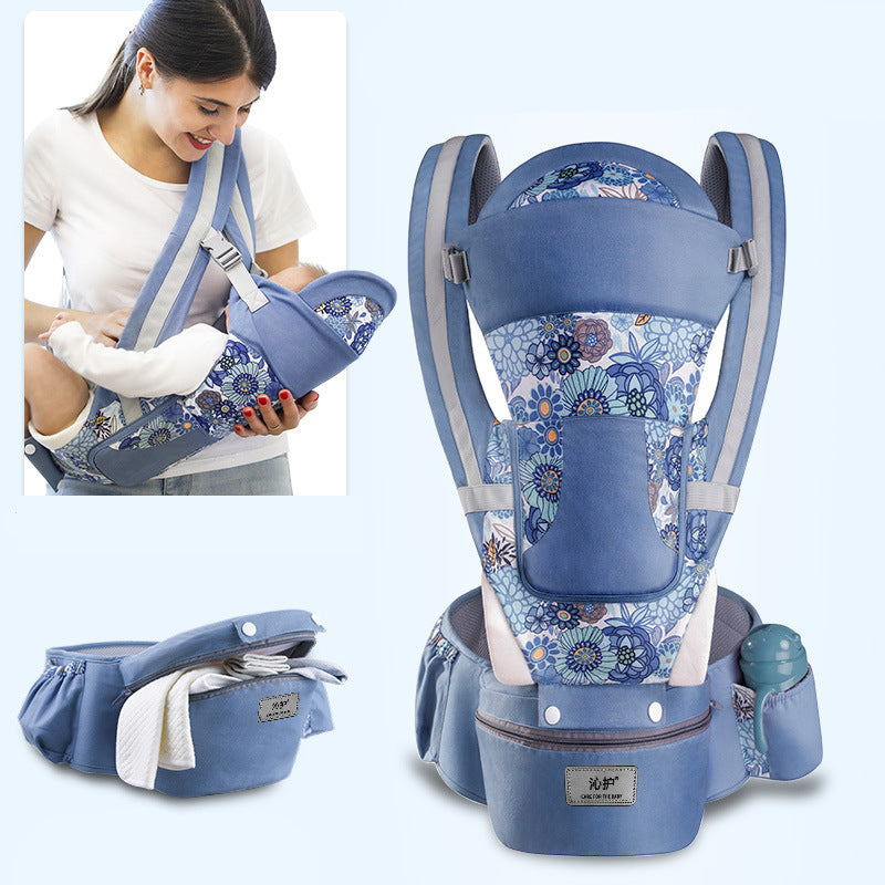 Ergonomic Baby Carrier with Hip Seat — 3-in-1