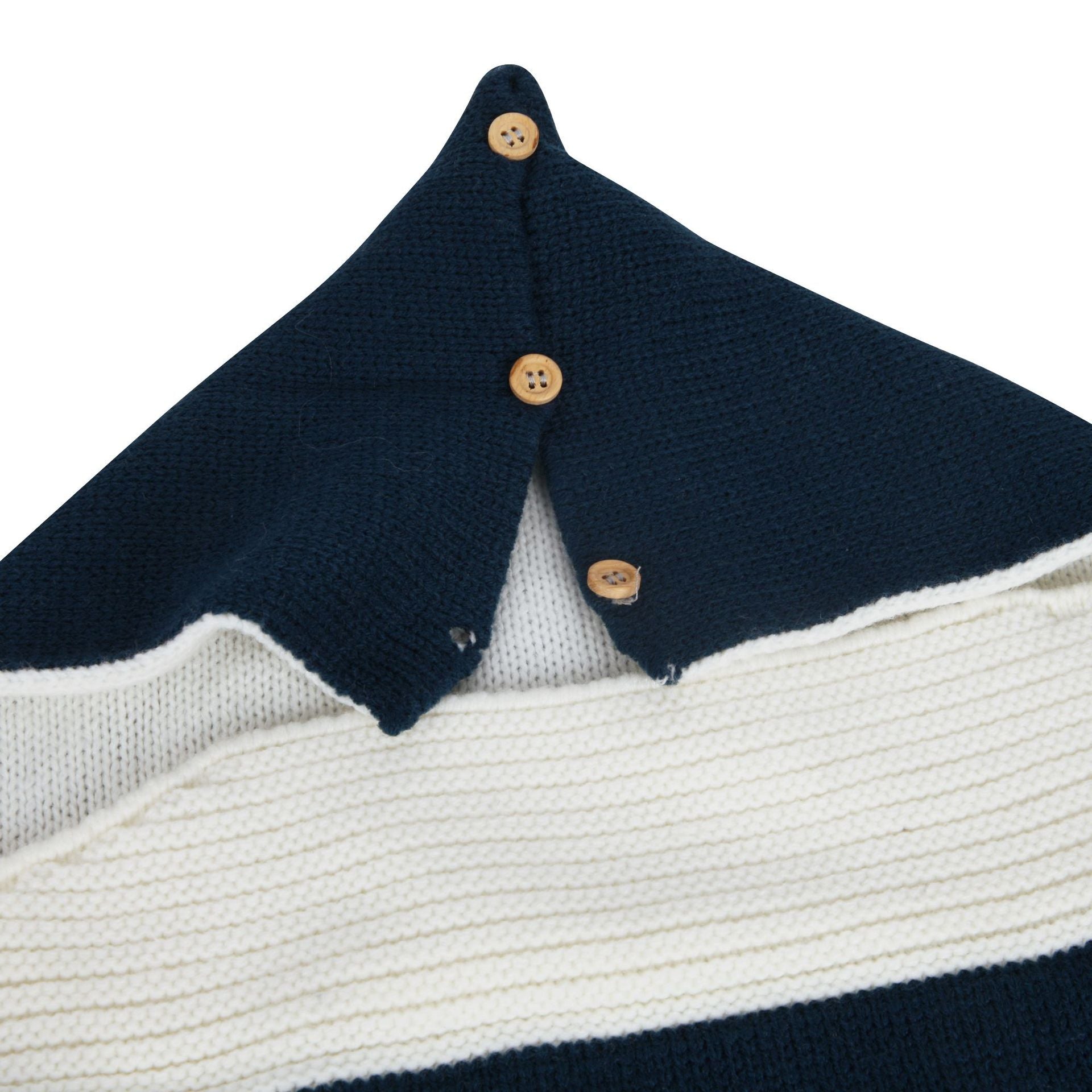 Baby Knitted Rabbit Button Sleeping Bag