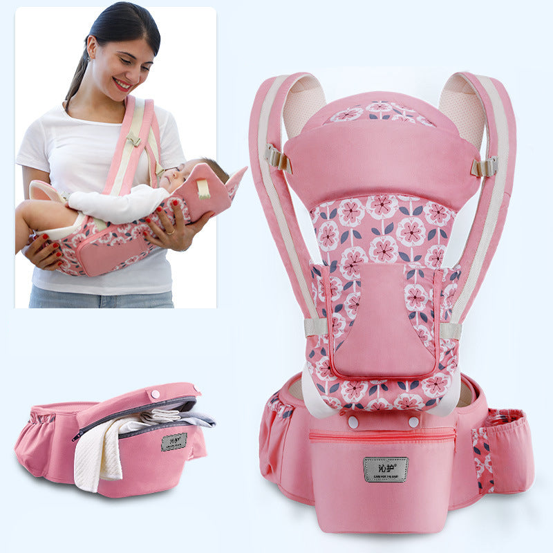 Ergonomic Baby Carrier with Hip Seat — 3-in-1