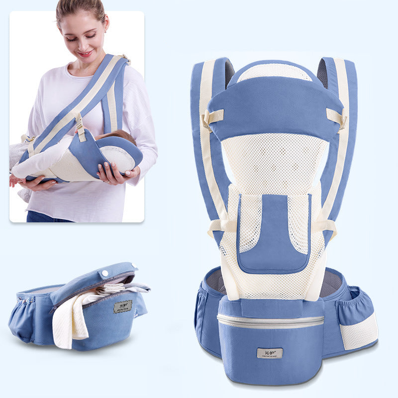Ergonomic Baby Carrier with Hip Seat — 3-in-1