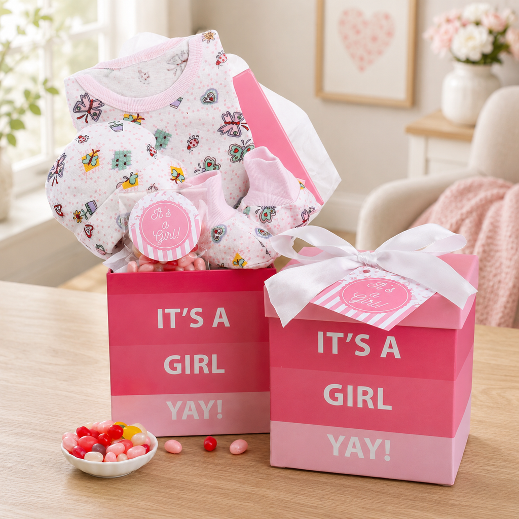 It's A Girl — New Baby Gift Basket