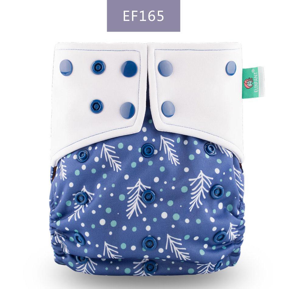 Eco-Friendly Reusable Cloth Diaper — Cartoon Owl Print