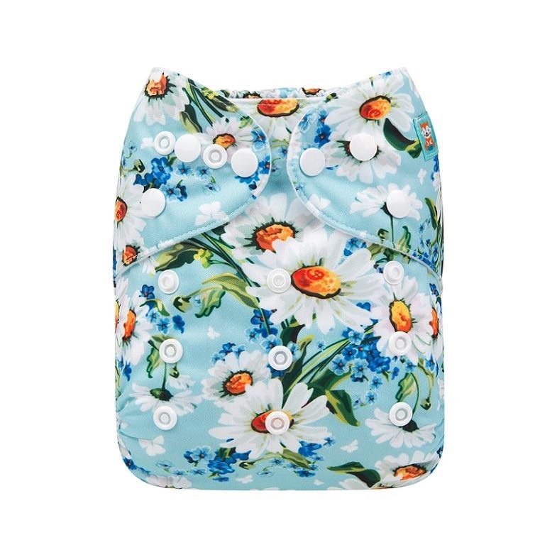 Baby Reusable Cloth Diaper with Microfiber Insert — One Size Fits All