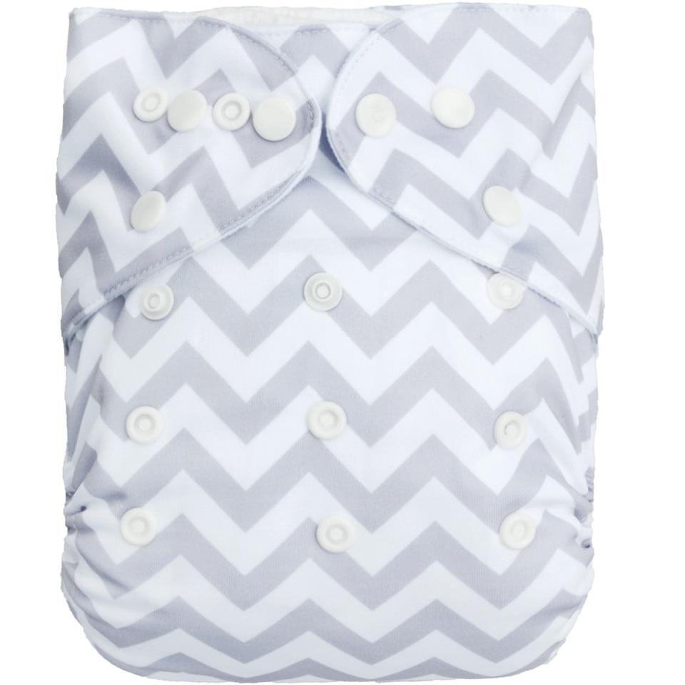 Baby Reusable Cloth Diaper with Microfiber Insert — One Size Fits All