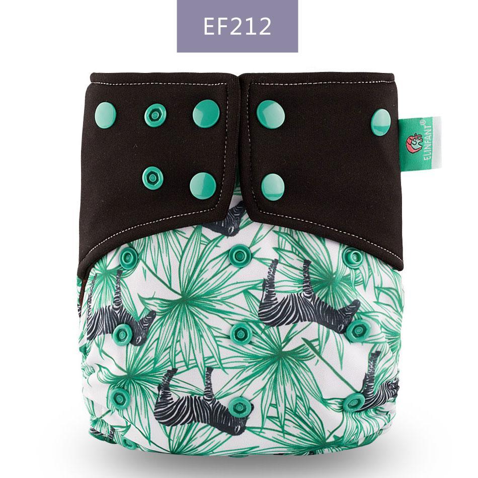 Eco-Friendly Reusable Cloth Diaper — Cartoon Owl Print