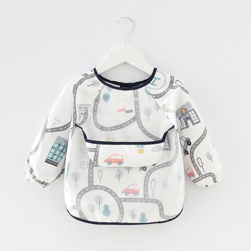 Baby Waterproof Long Sleeve Feeding Bib