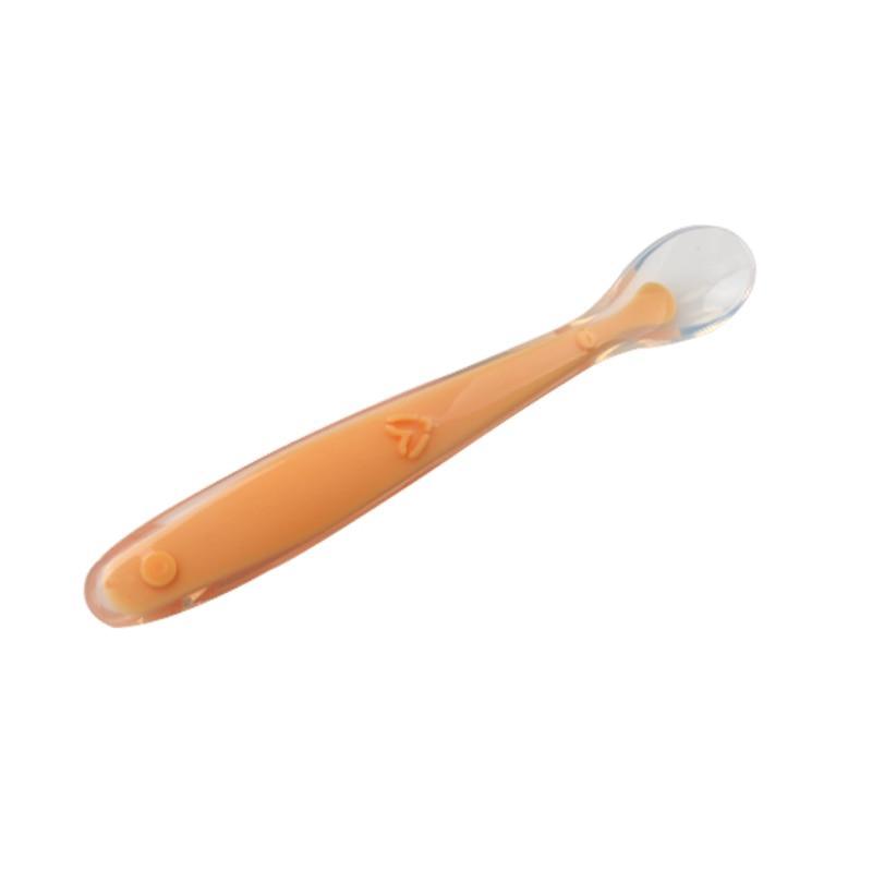 Baby Soft Silicone Temperature Sensing Spoon
