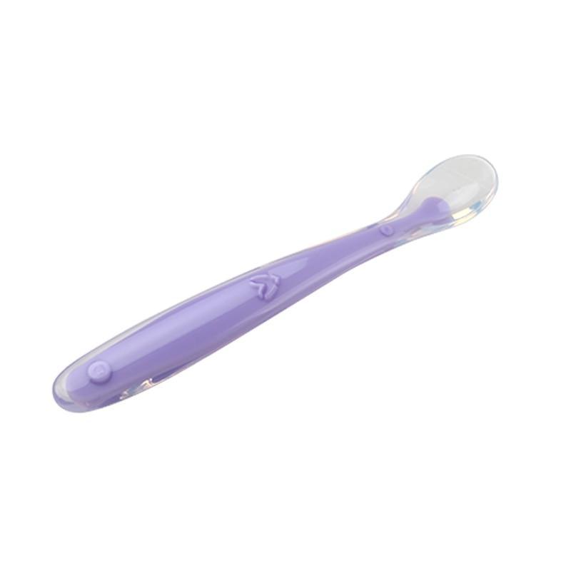 Baby Soft Silicone Temperature Sensing Spoon