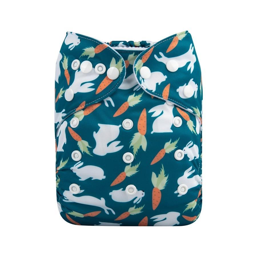 Baby Reusable Cloth Diaper with Microfiber Insert — One Size Fits All