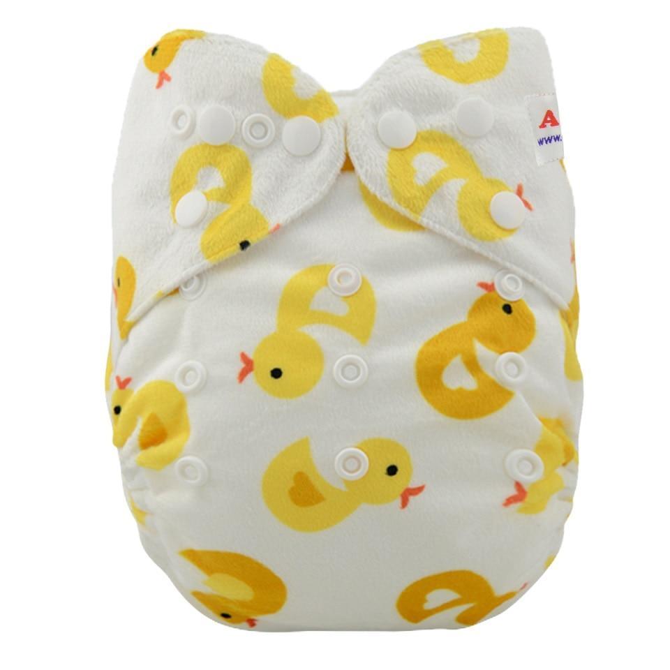 Baby Reusable Cloth Diaper with Microfiber Insert — One Size Fits All