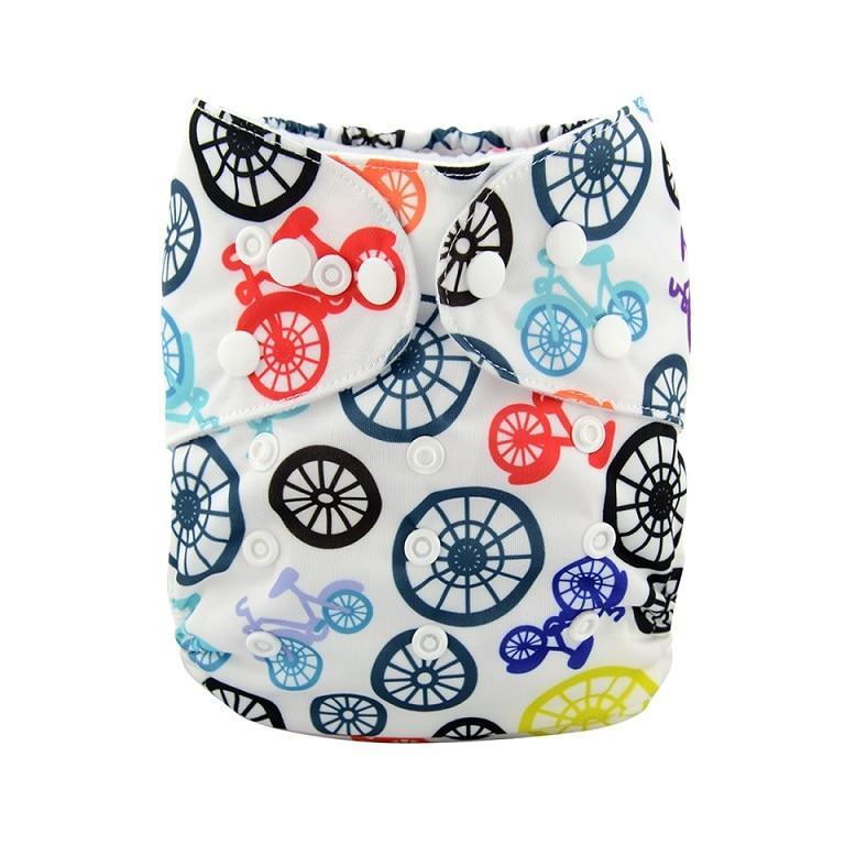 Baby Reusable Cloth Diaper with Microfiber Insert — One Size Fits All