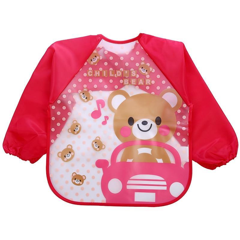 Baby Waterproof Long Sleeve Feeding Bib