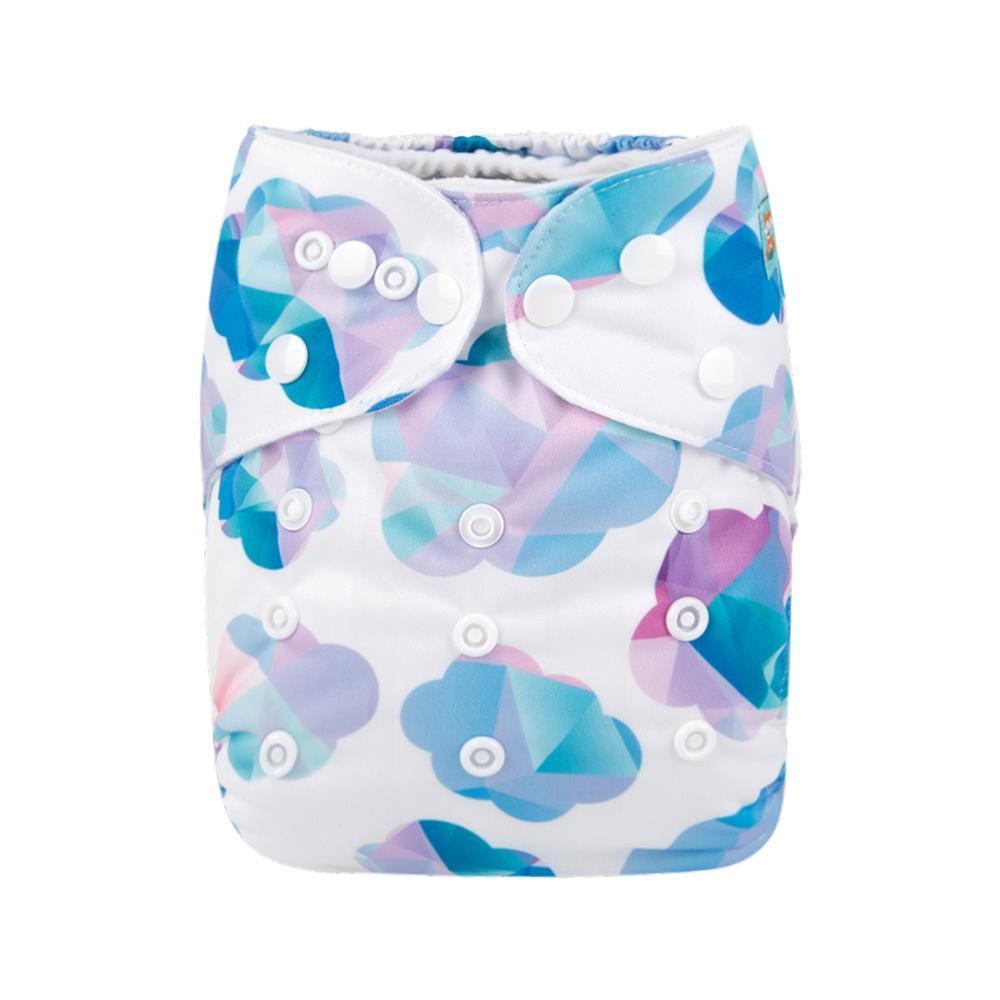 Baby Reusable Cloth Diaper with Microfiber Insert — One Size Fits All