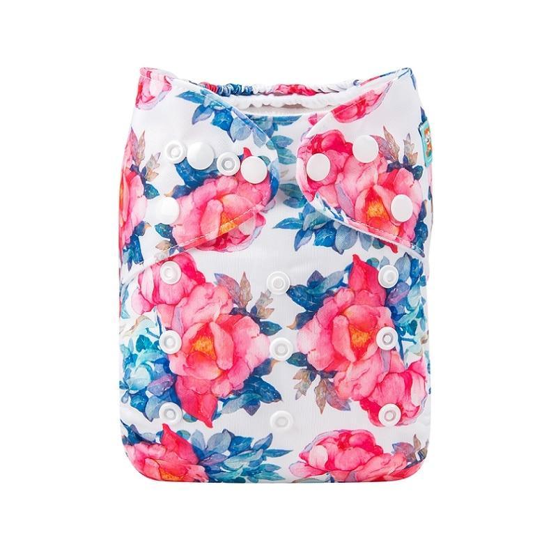Baby Reusable Cloth Diaper with Microfiber Insert — One Size Fits All