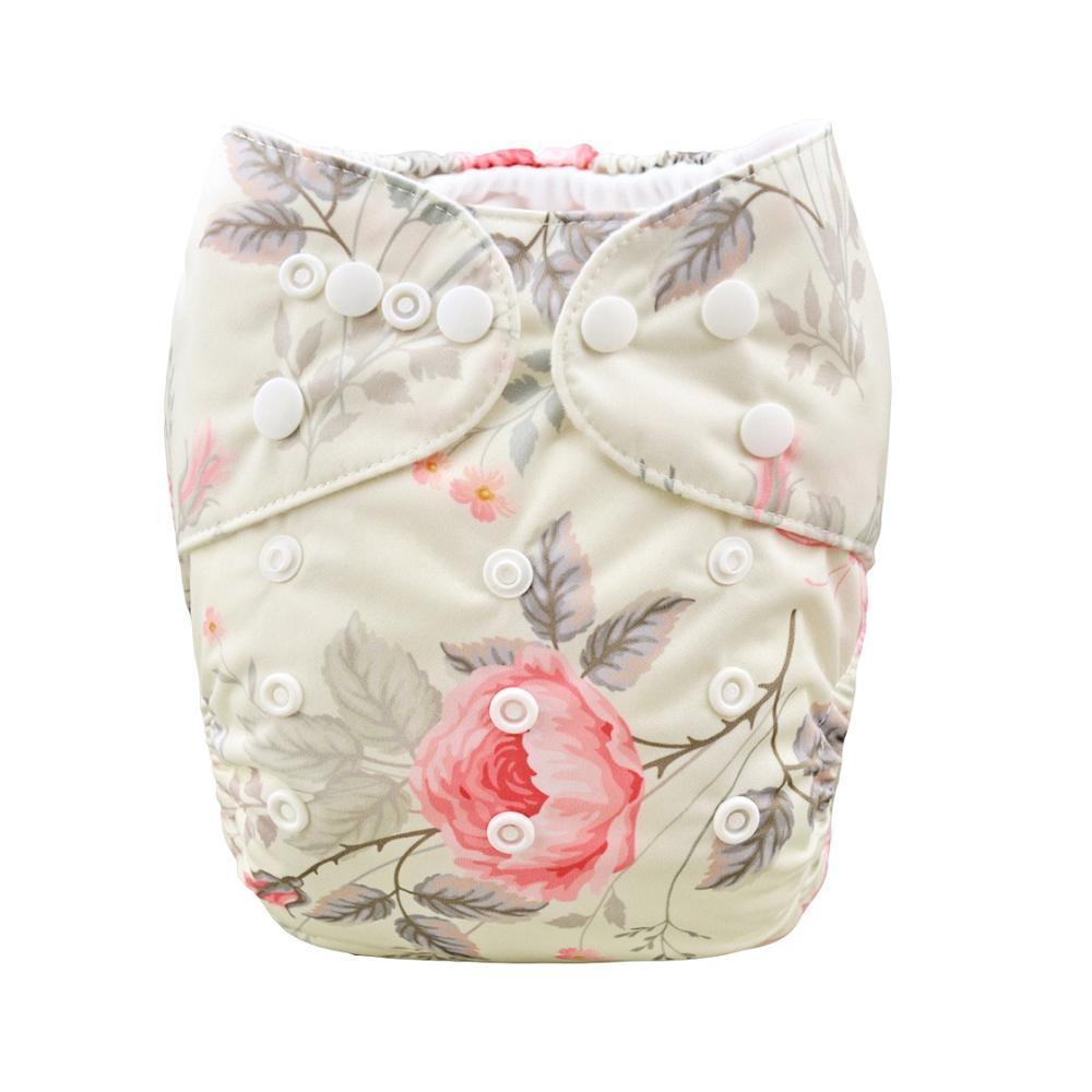 Baby Reusable Cloth Diaper with Microfiber Insert — One Size Fits All