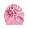 Baby Girl Flower Turban Hat — Newborn Cap Bonnet
