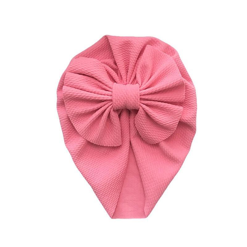 Baby Girl Flower Turban Hat — Newborn Cap Bonnet