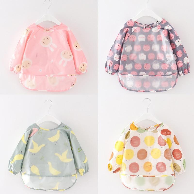 Baby Waterproof Long Sleeve Feeding Bib