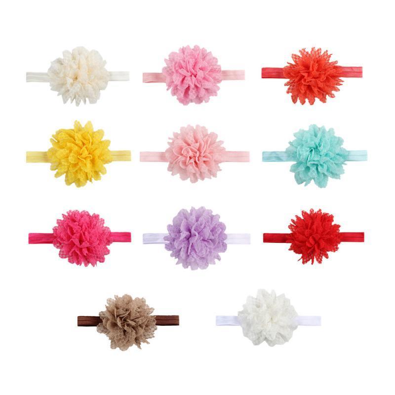 Colorful Chiffon Flower Headband for Newborns & Toddlers