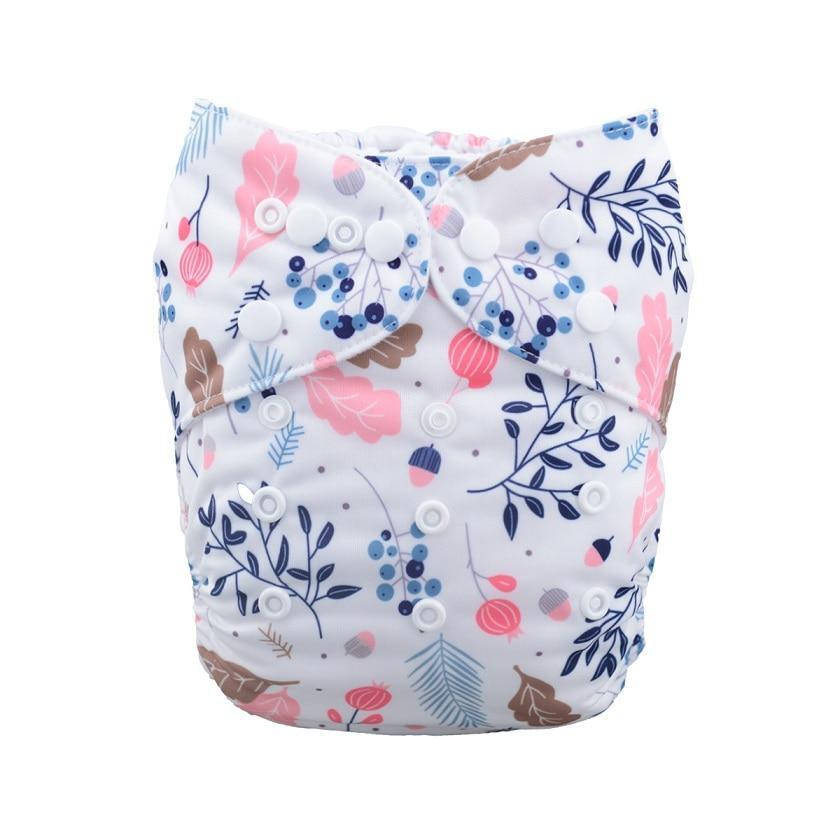 Baby Reusable Cloth Diaper with Microfiber Insert — One Size Fits All