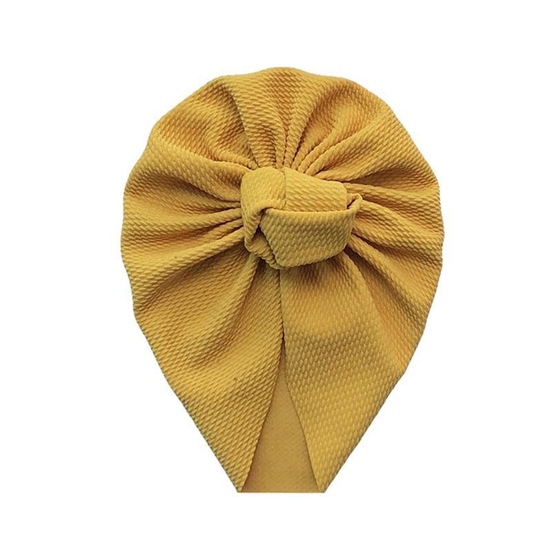 Baby Girl Flower Turban Hat — Newborn Cap Bonnet