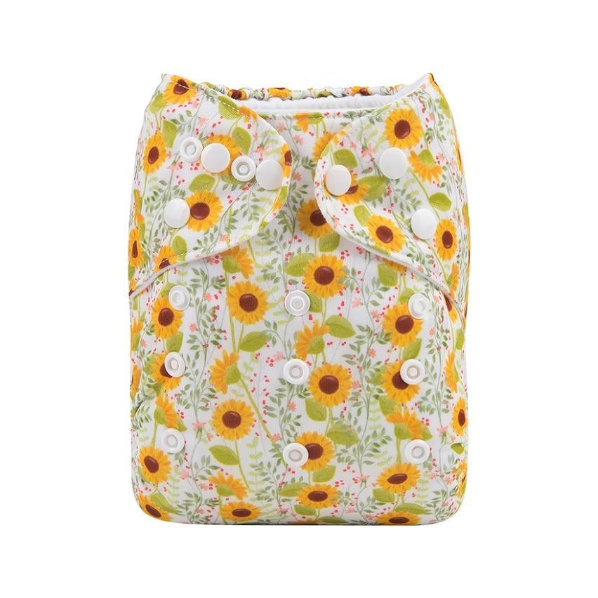 Baby Reusable Cloth Diaper with Microfiber Insert — One Size Fits All