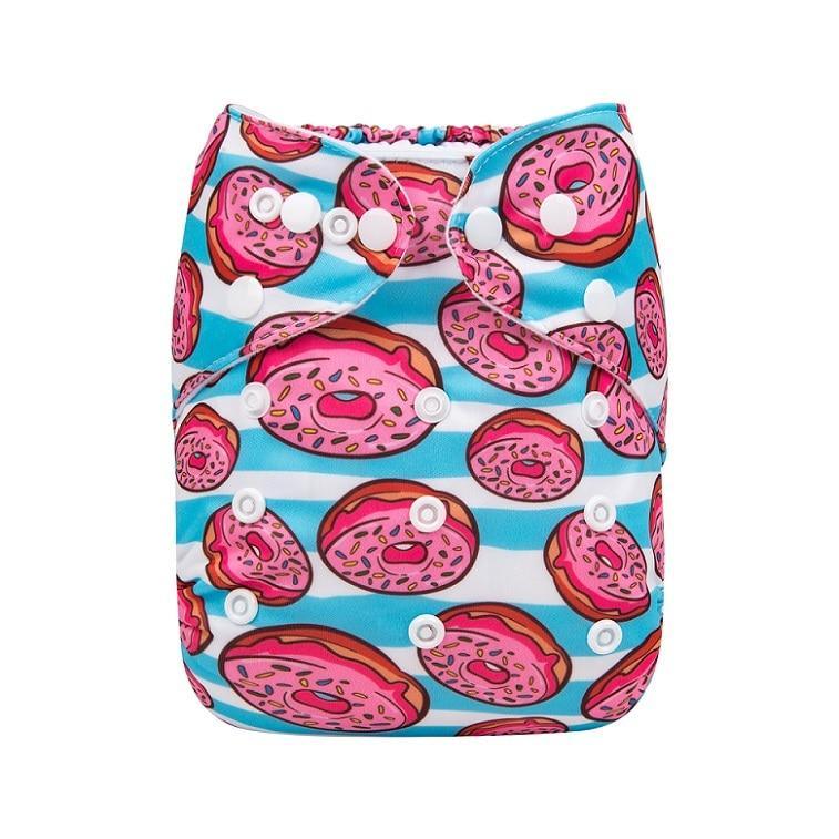 Baby Reusable Cloth Diaper with Microfiber Insert — One Size Fits All