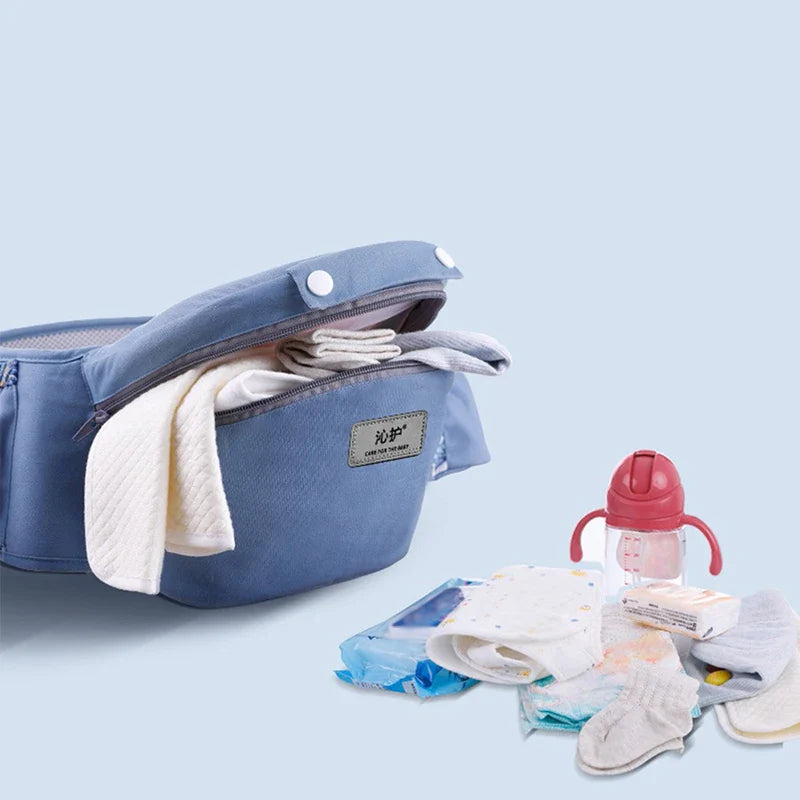 Ergonomic Baby Carrier with Hip Seat — 3-in-1