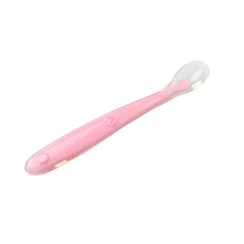 Baby Soft Silicone Temperature Sensing Spoon