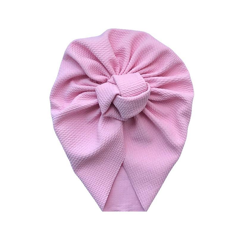 Baby Girl Flower Turban Hat — Newborn Cap Bonnet